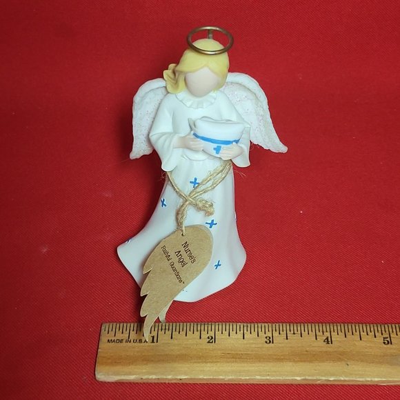 Nurse Angel Holding Nurse Cap Faithful Guardians Figurine Decor FG9-9188 - Picture 8 of 14